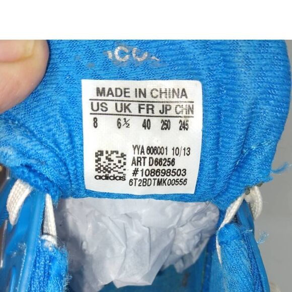 Adidas Energy Boost Tech Fit Women's Pre-owned Blue Running Sneakers - sz. 8 - Picture 6 of 6